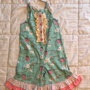 Ricrac & Ruffles romper 18 months